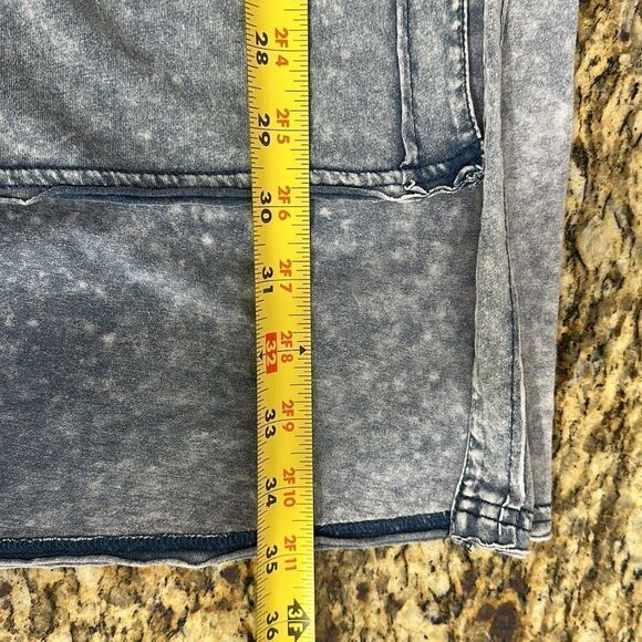 Umgee Blue Tie Dye 3/4 Sleeve Hi-Low Tunic Top Size S - Picture 8 of 8